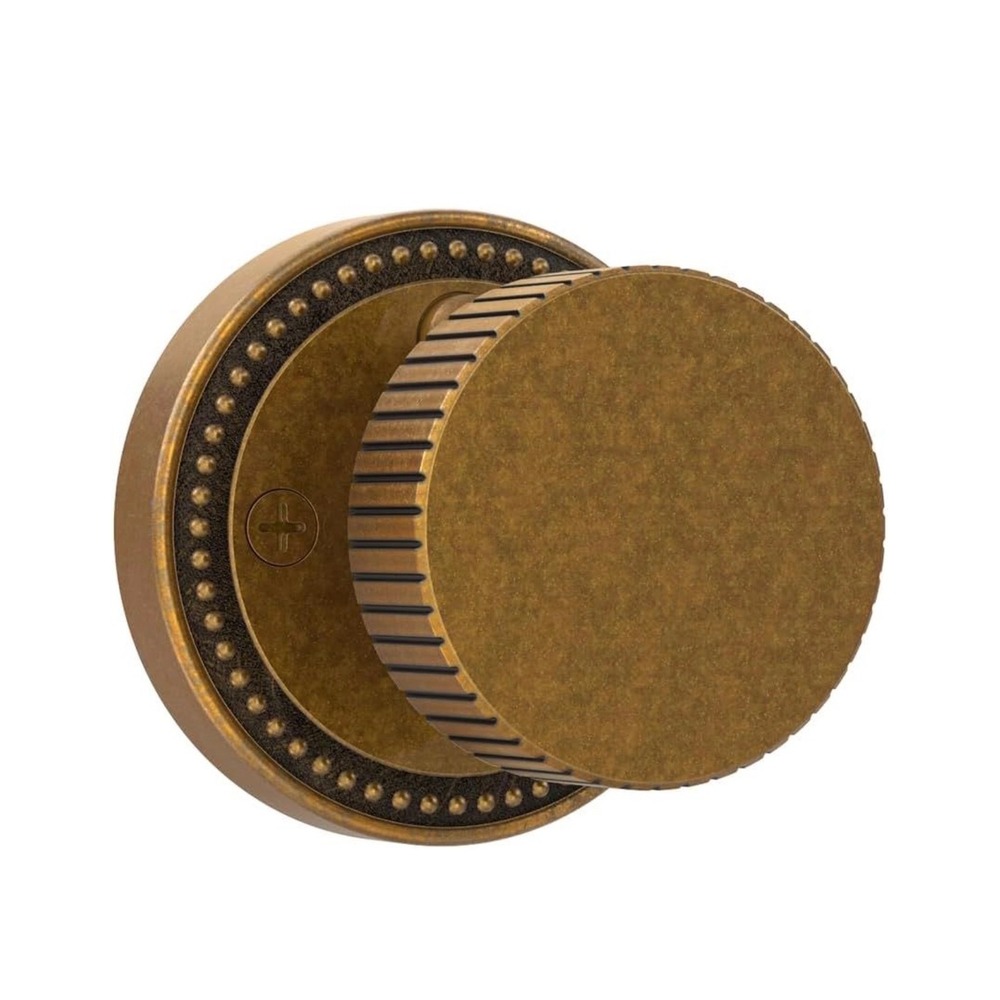 Asidrama Antique Brass Privacy Door Knob Vintage Interior Handle for Bed Bath